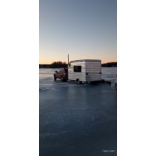 Ice Shack Rental - Rental for the day - up to 3 people - Package Deal - rental only