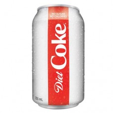 Diet Coca Cola  355 Ml Can Drink Individual