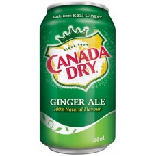 Canada Dry Ginger Ale 355 Ml Can Drink Individual