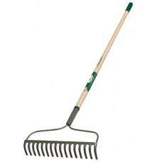 Landscapers Select 34582 Bow Rake 16 Tine 54 Inch Wood Handle